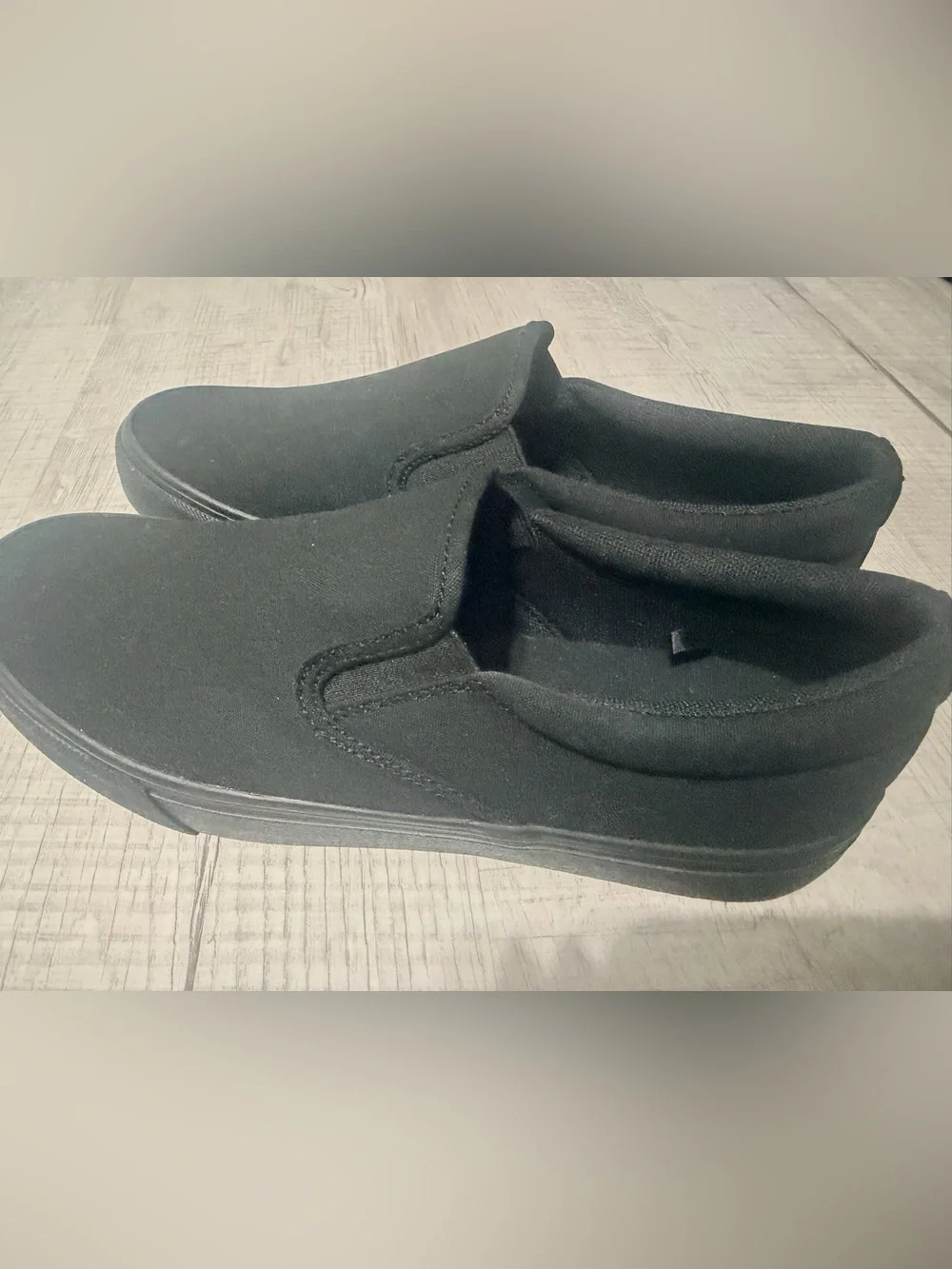 Classic Slip-On Canvas Men’s Shoe - Black